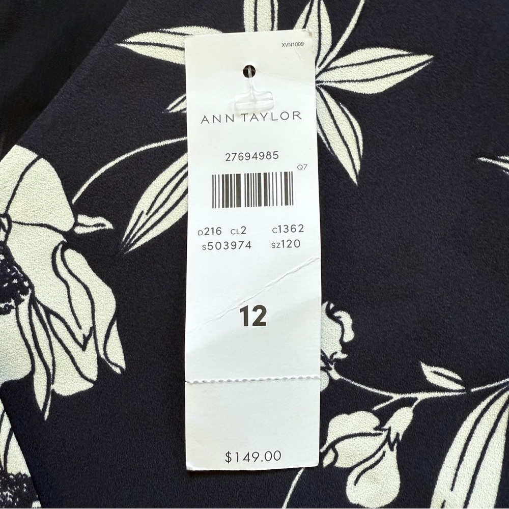 NWT Ann Taylor Floral Dress Size 10 & 12 - Picture 9 of 10